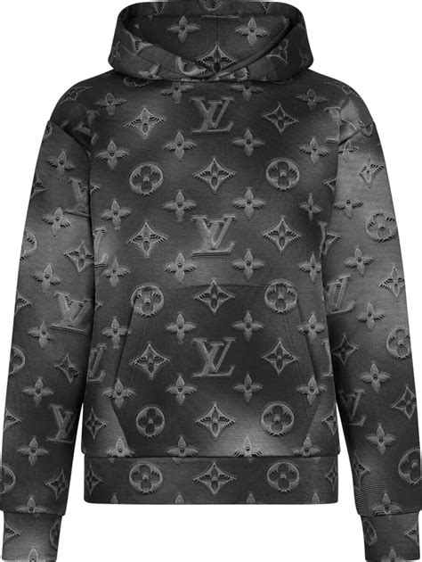 louis vuitton monogram hoodie|louis vuitton grey hoodie.